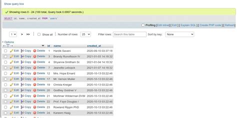 between query in mysql